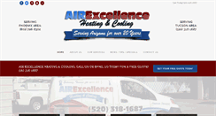 Desktop Screenshot of airexcellenceaz.com